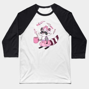 Fairy Kei Raccoon Baseball T-Shirt